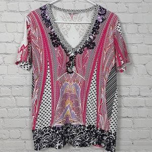 ETRO Milano short sleeve top sz46